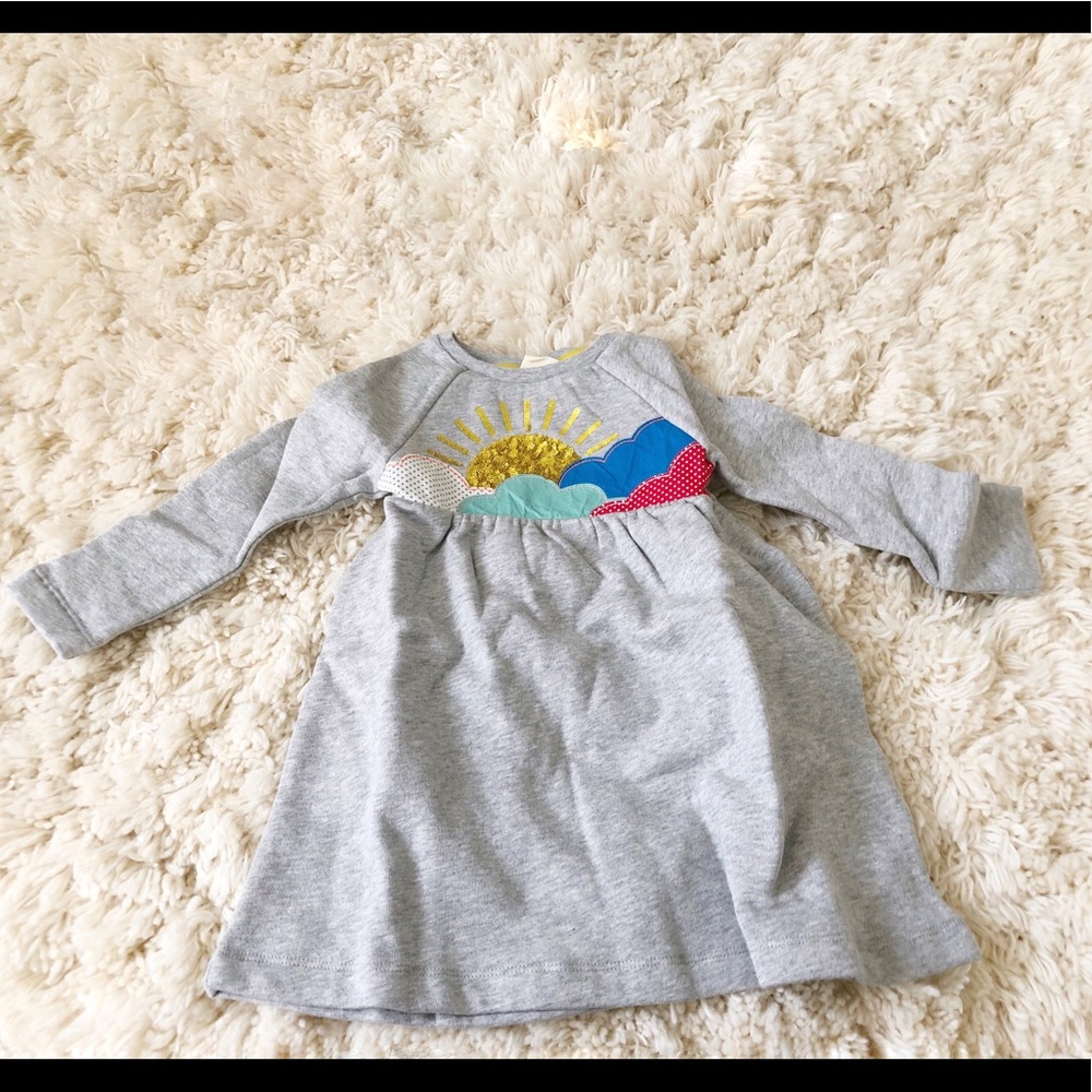 Mini Boden Appliqué jersey dress